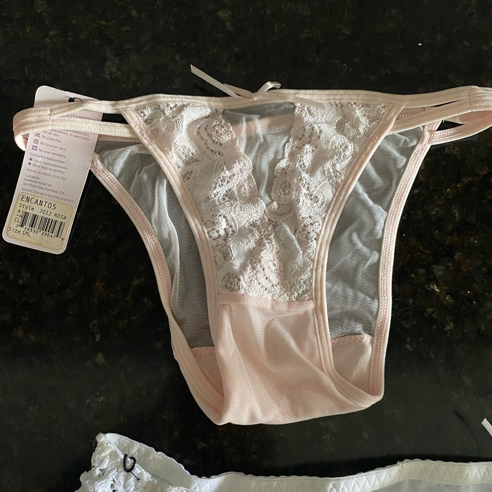 Small Underwear pink and white
